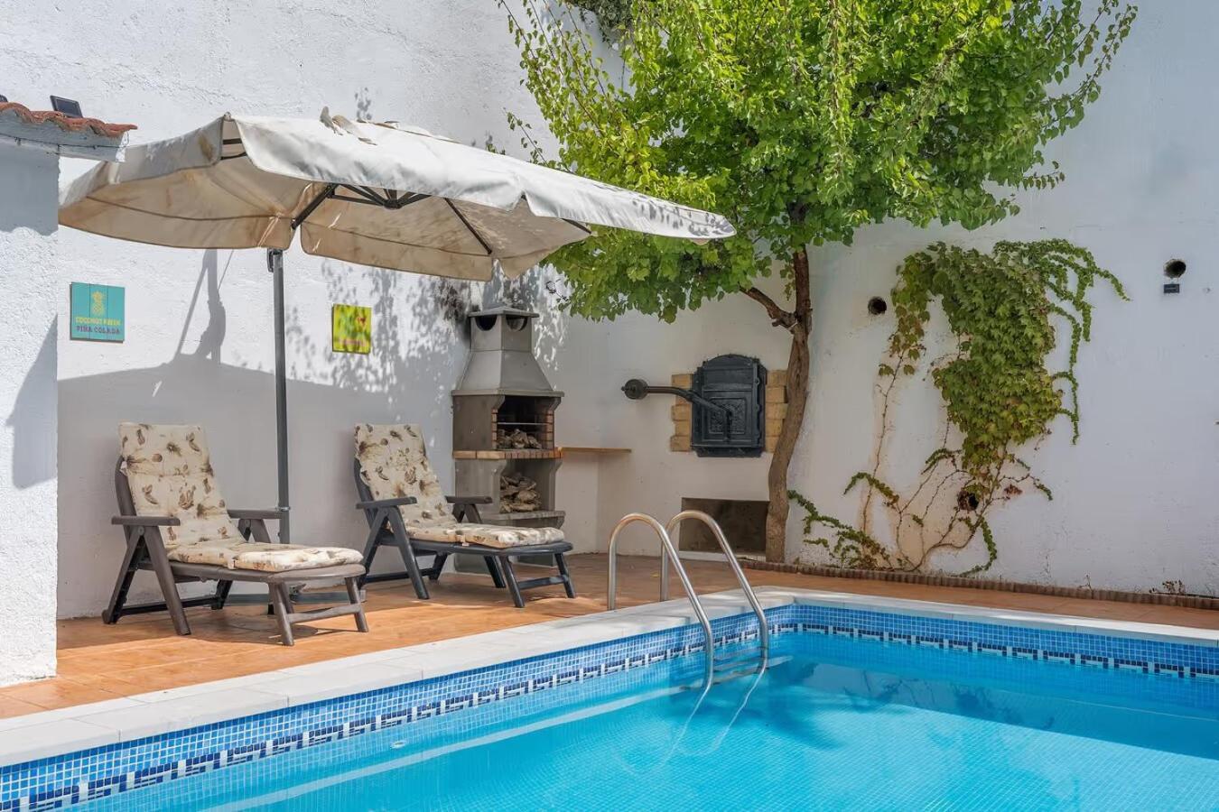 Casa Rural Vistablanca En Una Sola Planta Con Bonitas Vistas Y Piscina - Junto A La Capital Y La Alhambra Cenes De La Vega Exterior foto